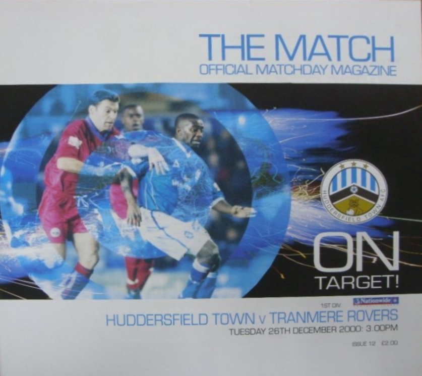Match Programme for 26/12/2000