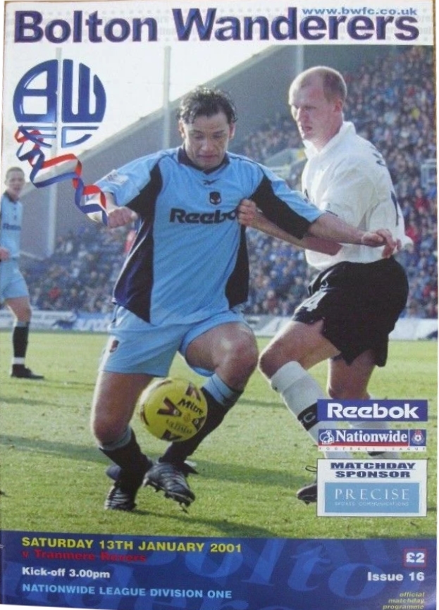 Match Programme for 13/01/2001