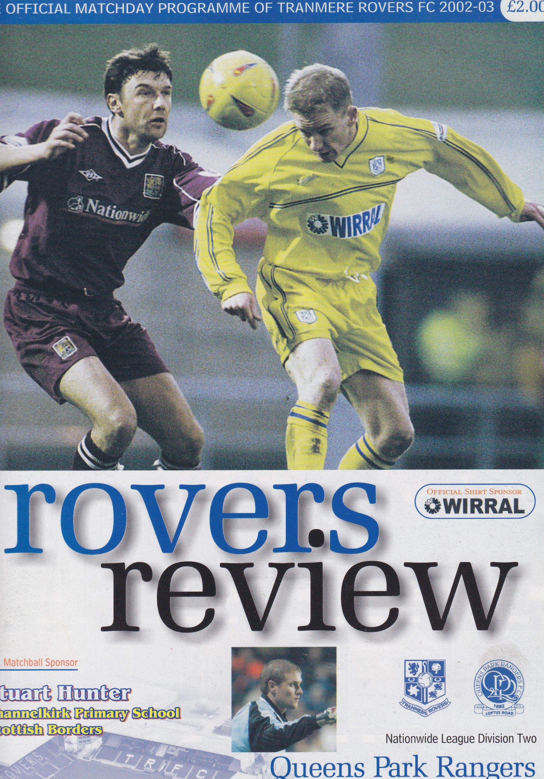 Match Programme for 28/12/2002