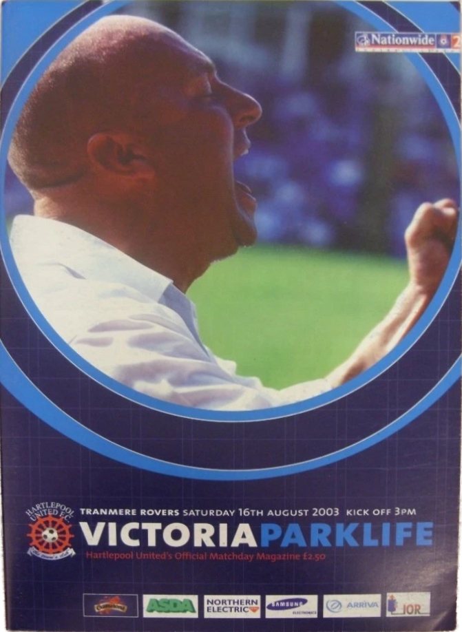 Match Programme for 16/08/2003