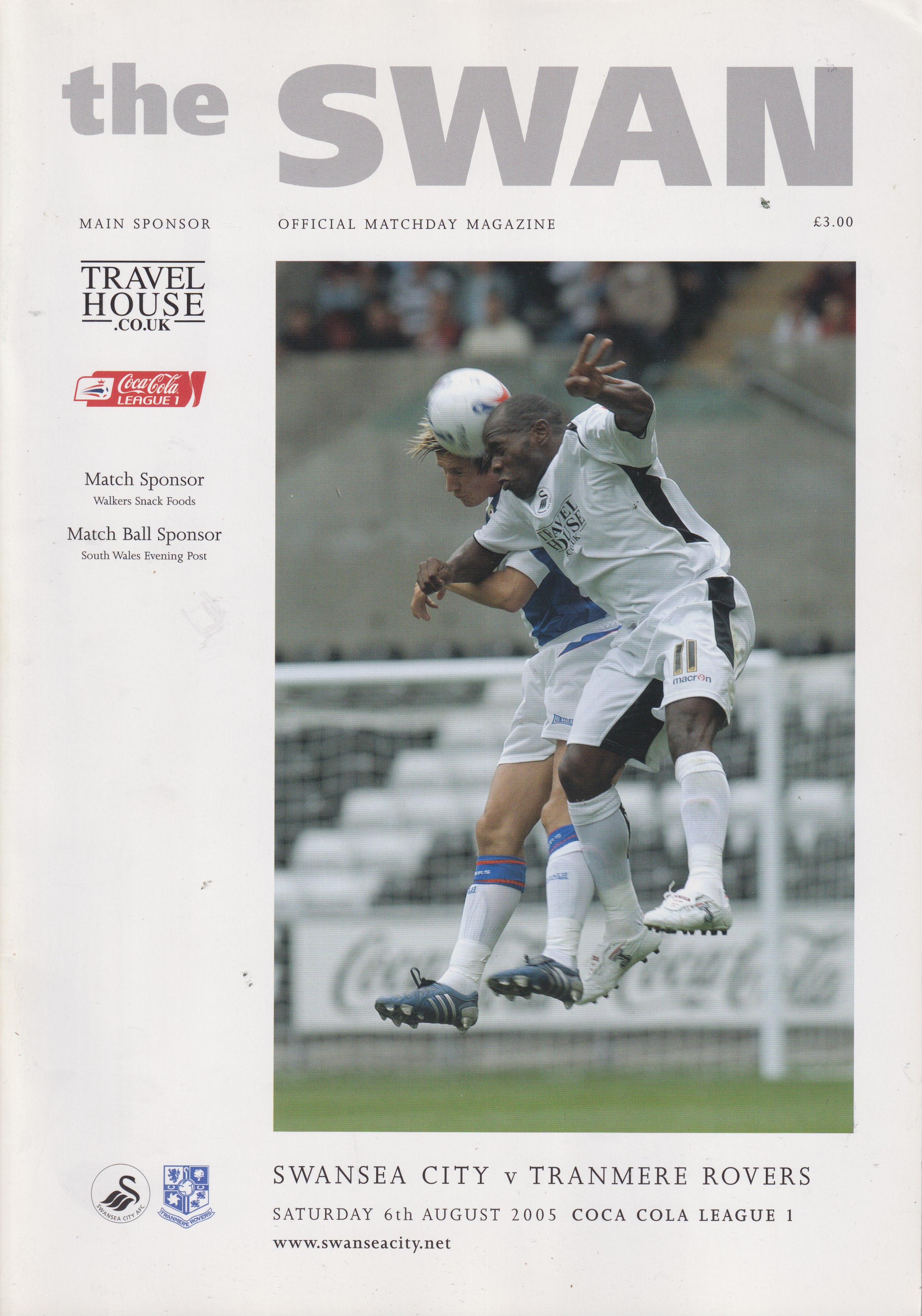 Match Programme for 06/08/2005