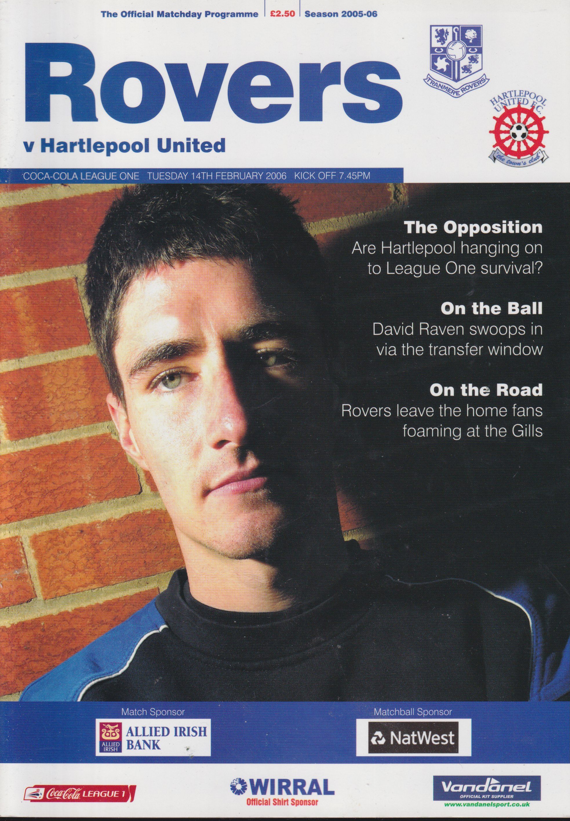 Match Programme for 14/02/2006