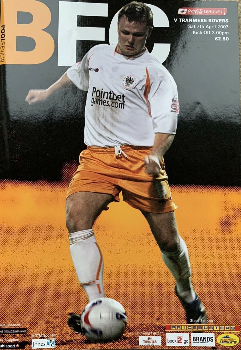 Match Programme for 07/04/2007