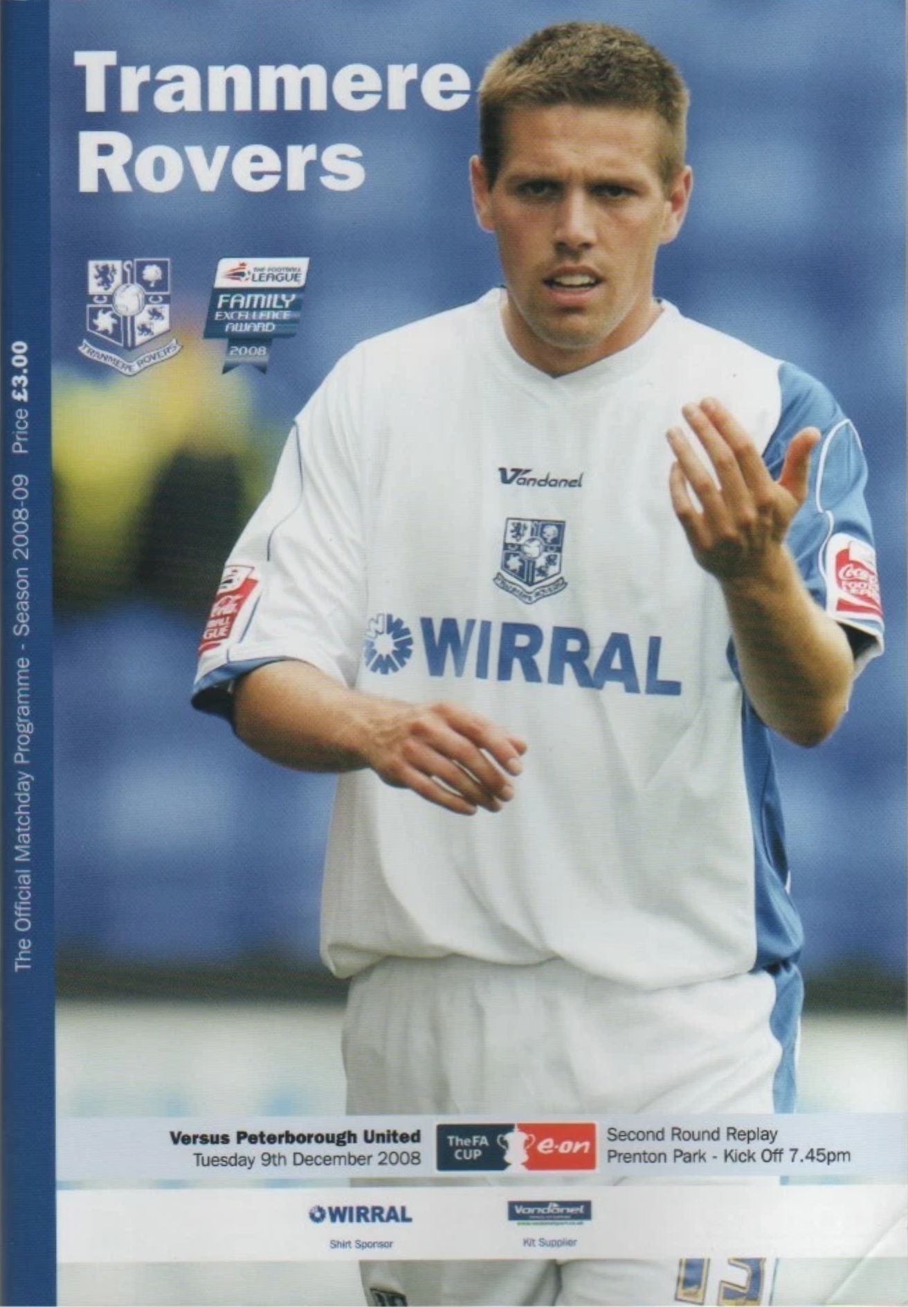 Match Programme for 09/12/2008