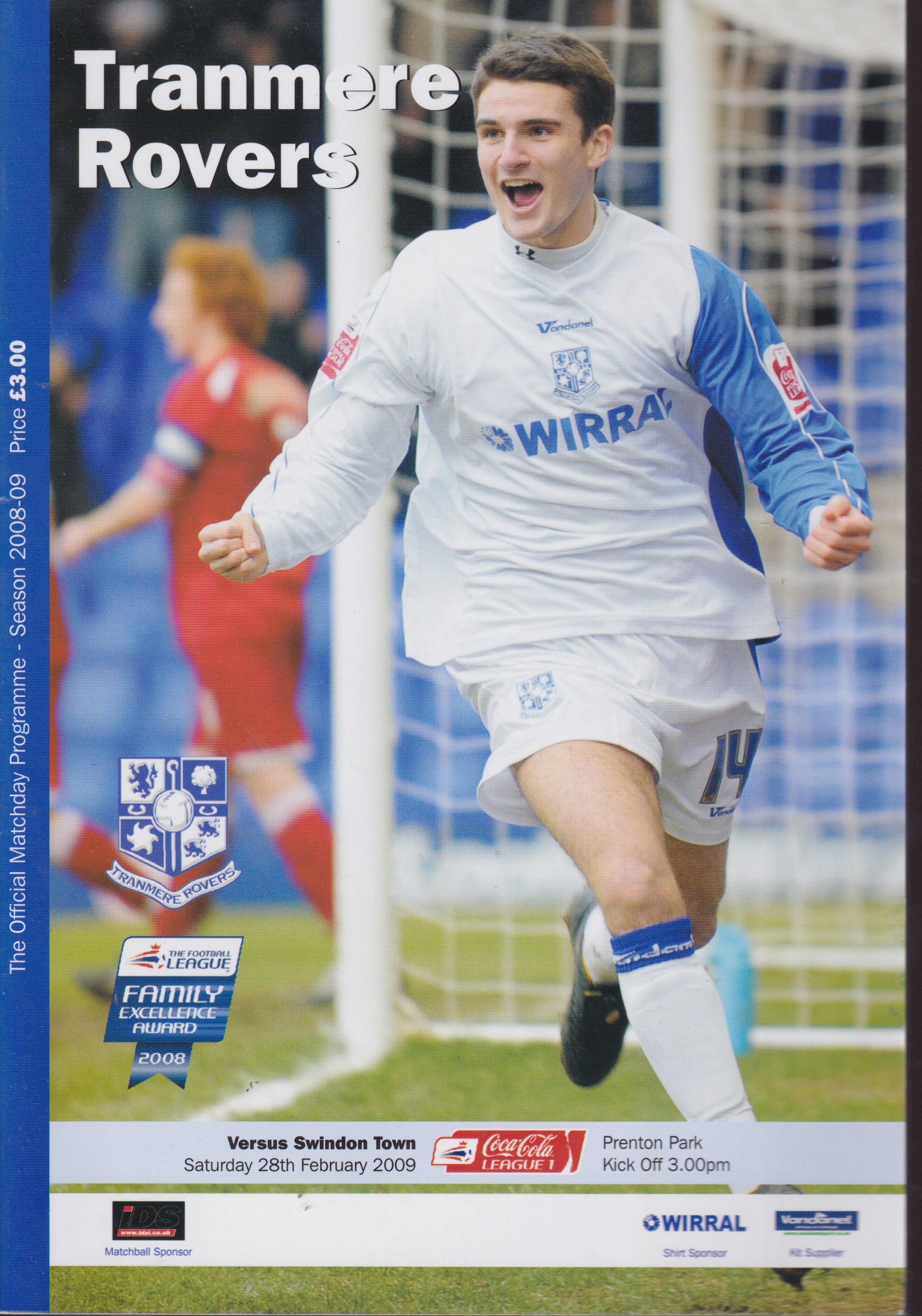Match Programme for 28/02/2009