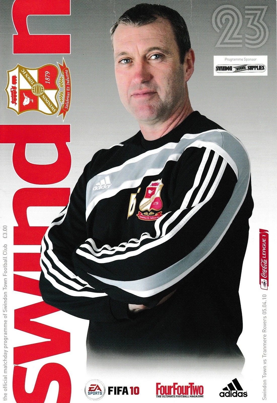 Match Programme for 05/04/2010