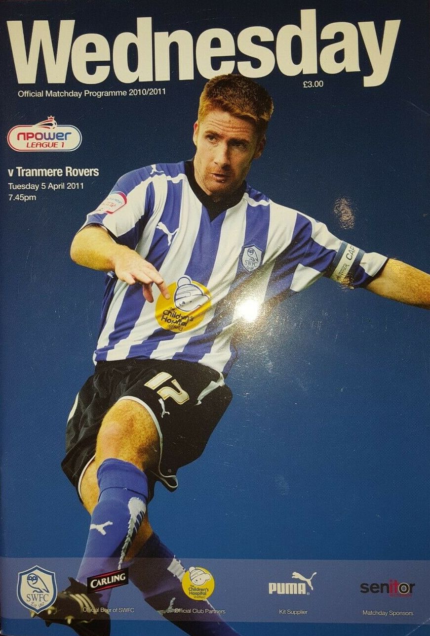 Match Programme for 05/04/2011