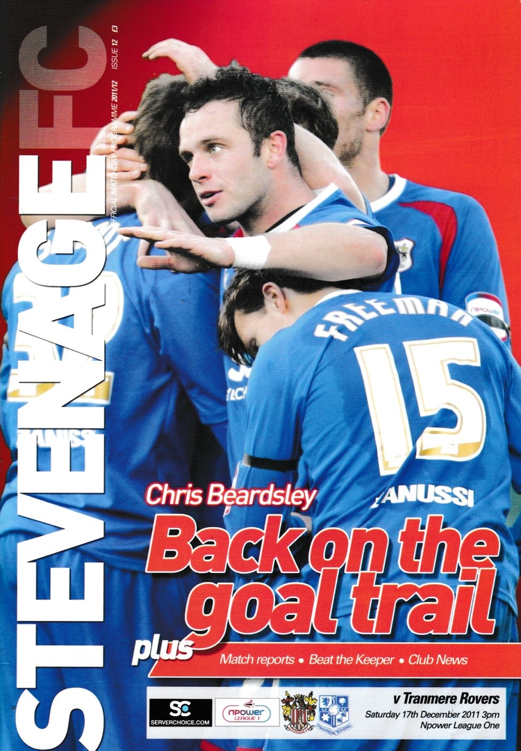Match Programme for 17/12/2011