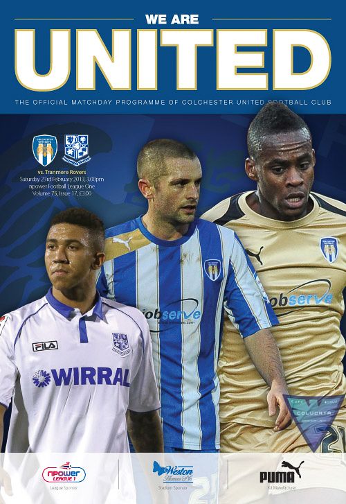 Match Programme for 23/02/2013