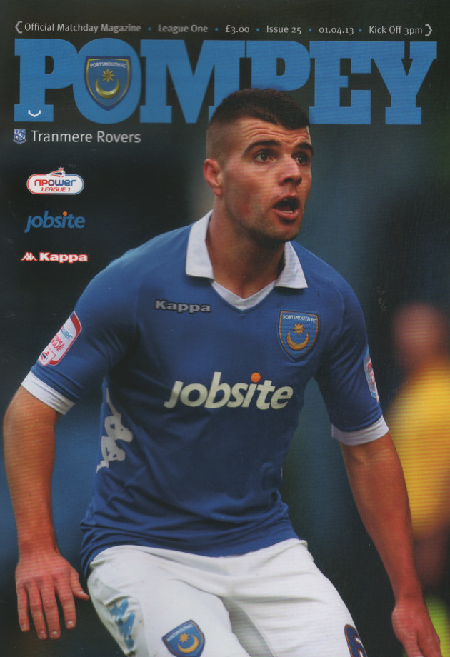 Match Programme for 01/04/2013