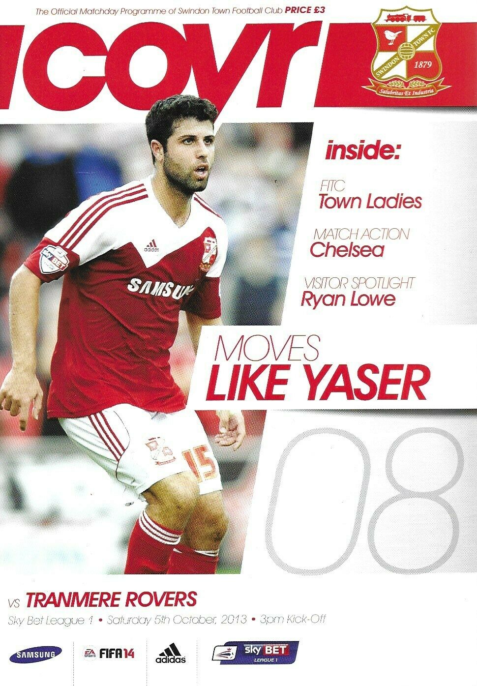 Match Programme for 05/10/2013