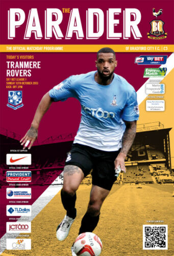 Match Programme for 13/10/2013