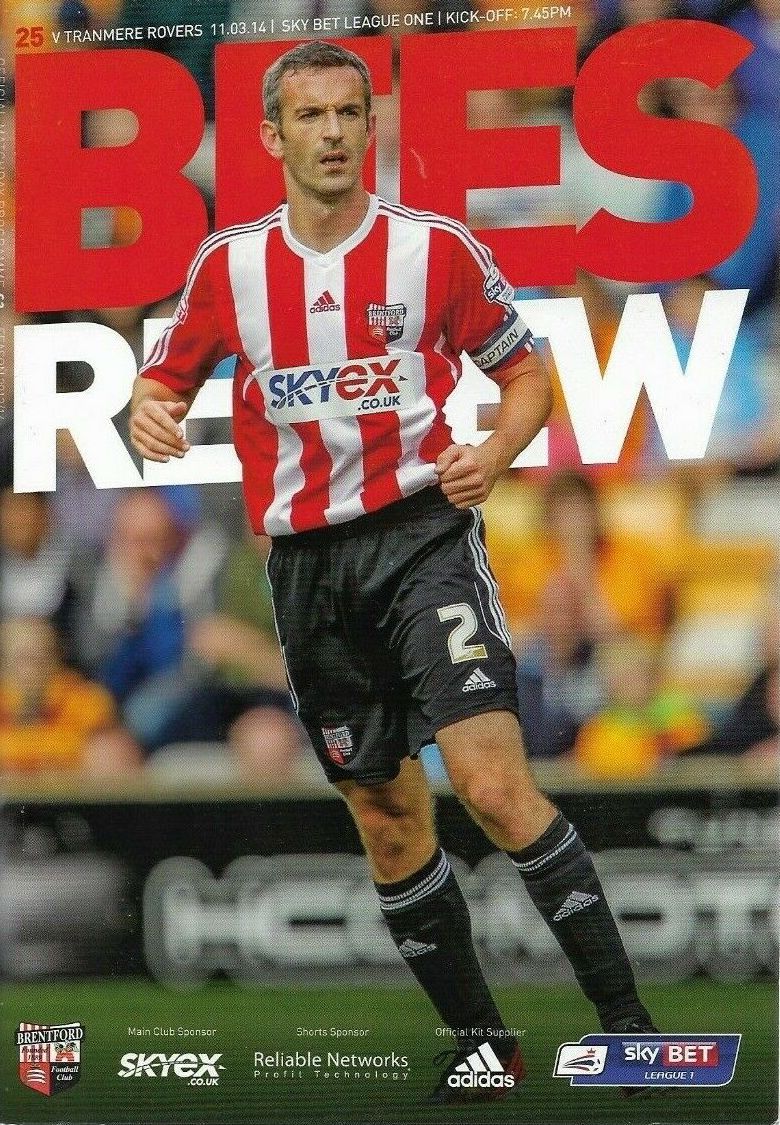 Match Programme for 11/03/2014