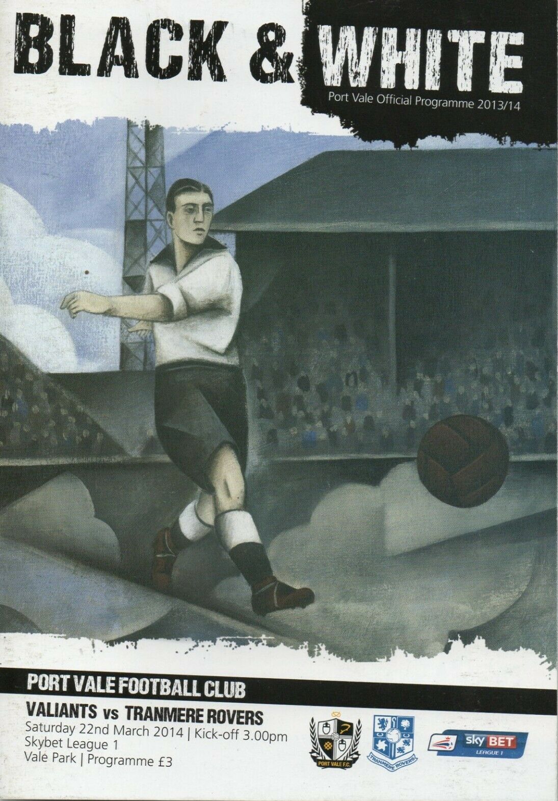 Match Programme for 22/03/2014