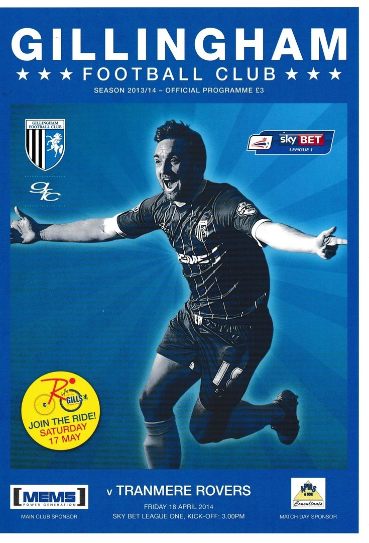 Match Programme for 18/04/2014