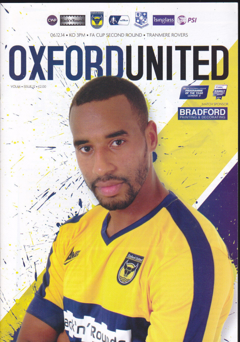 Match Programme for 06/12/2014