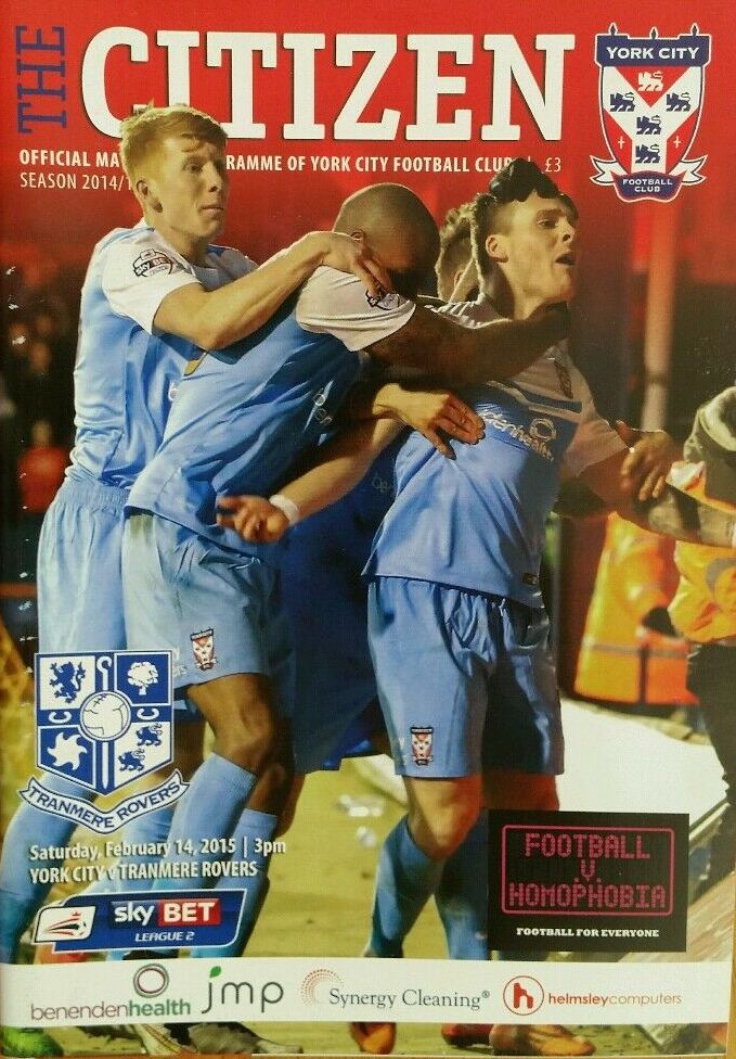 Match Programme for 14/02/2015