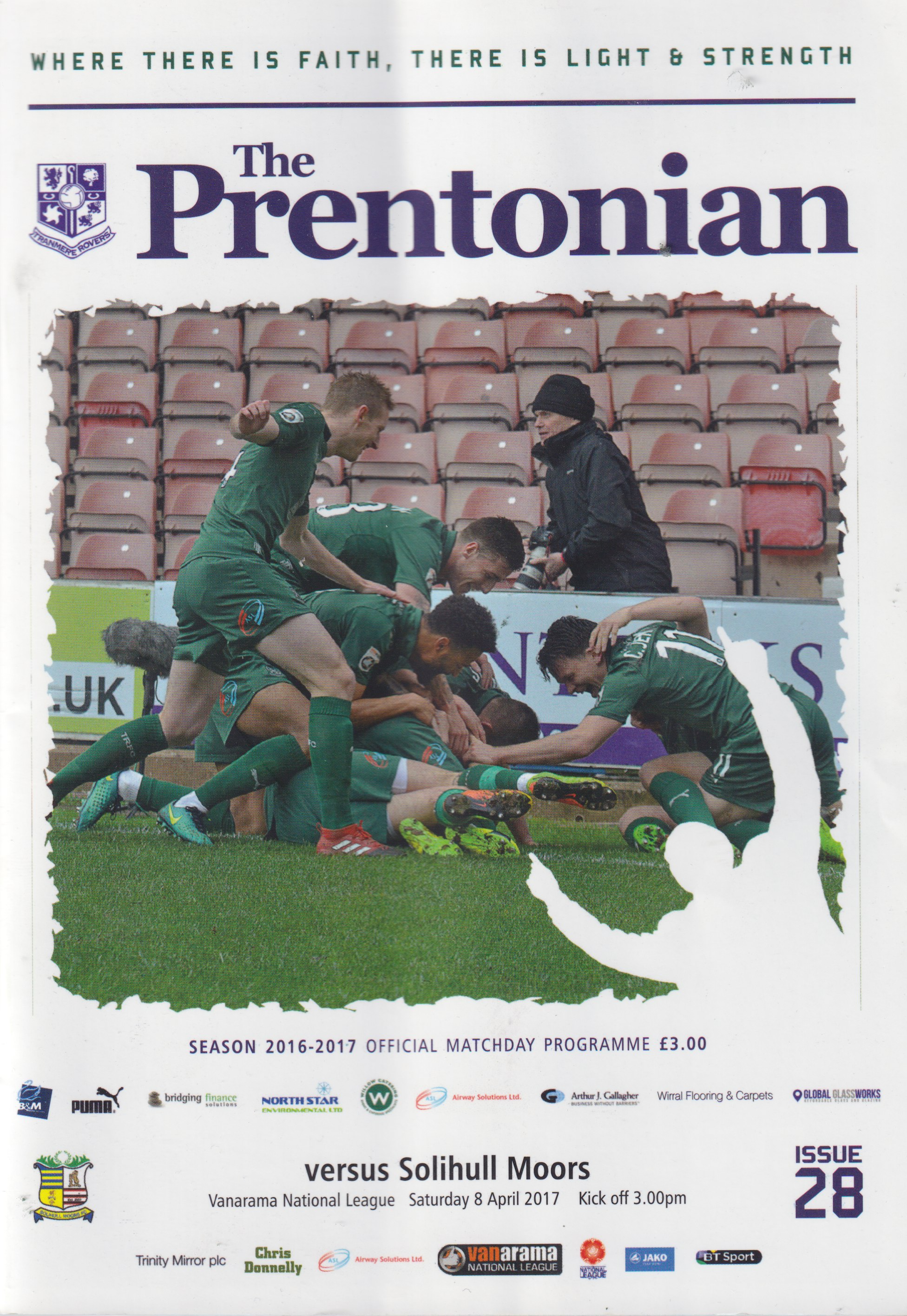 Match Programme for 08/04/2017