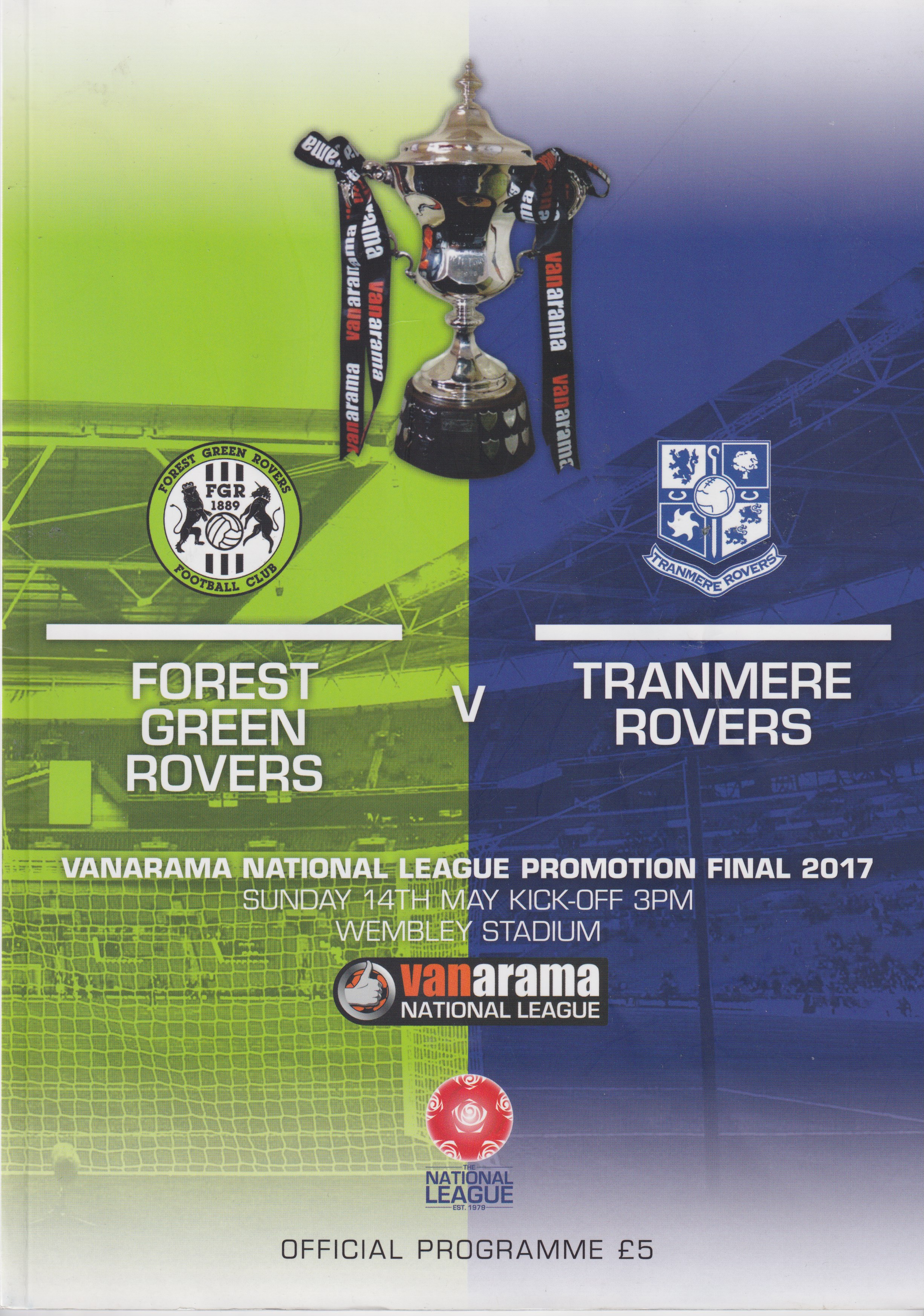 Match Programme for 14/05/2017