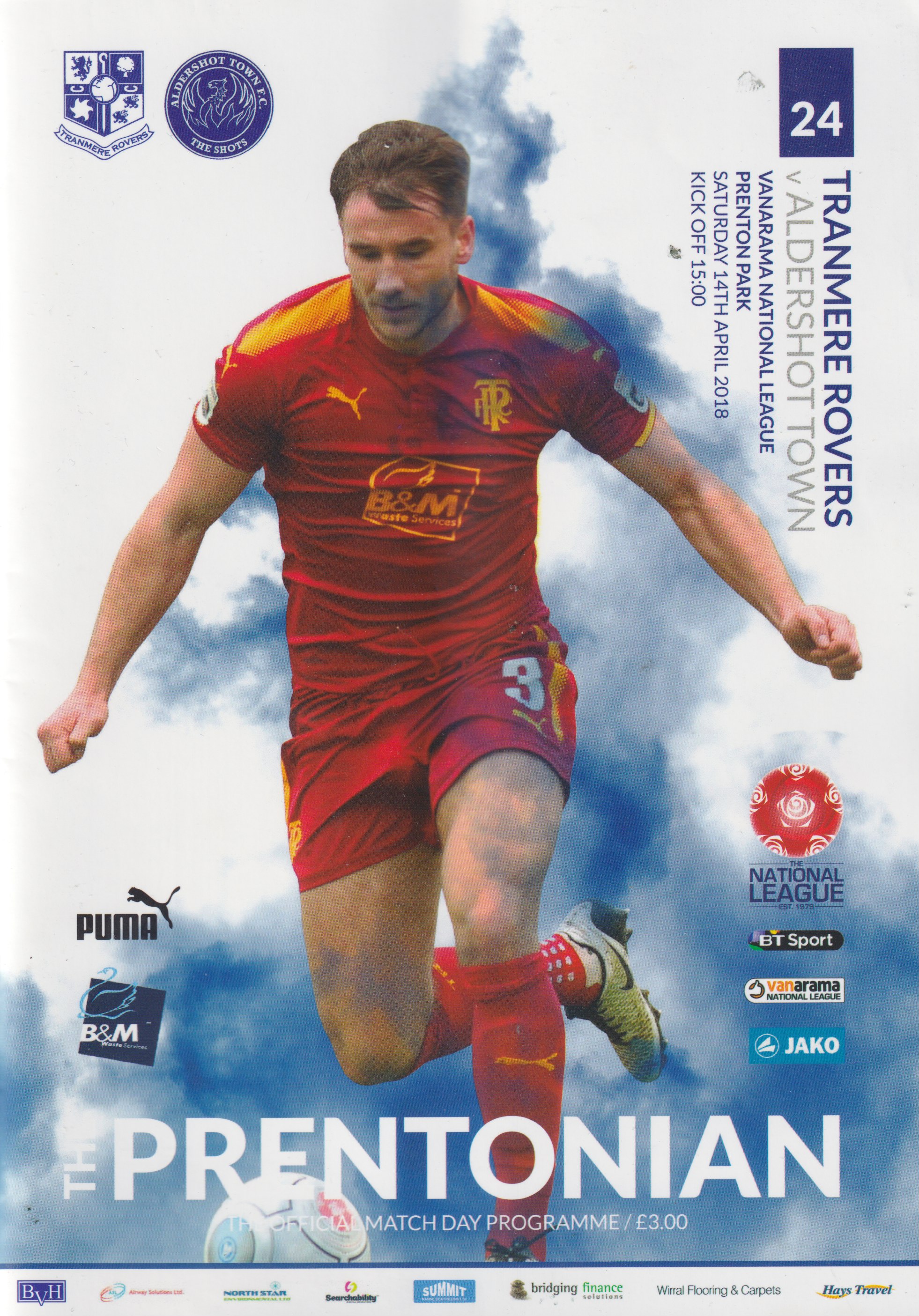 Match Programme for 14/04/2018