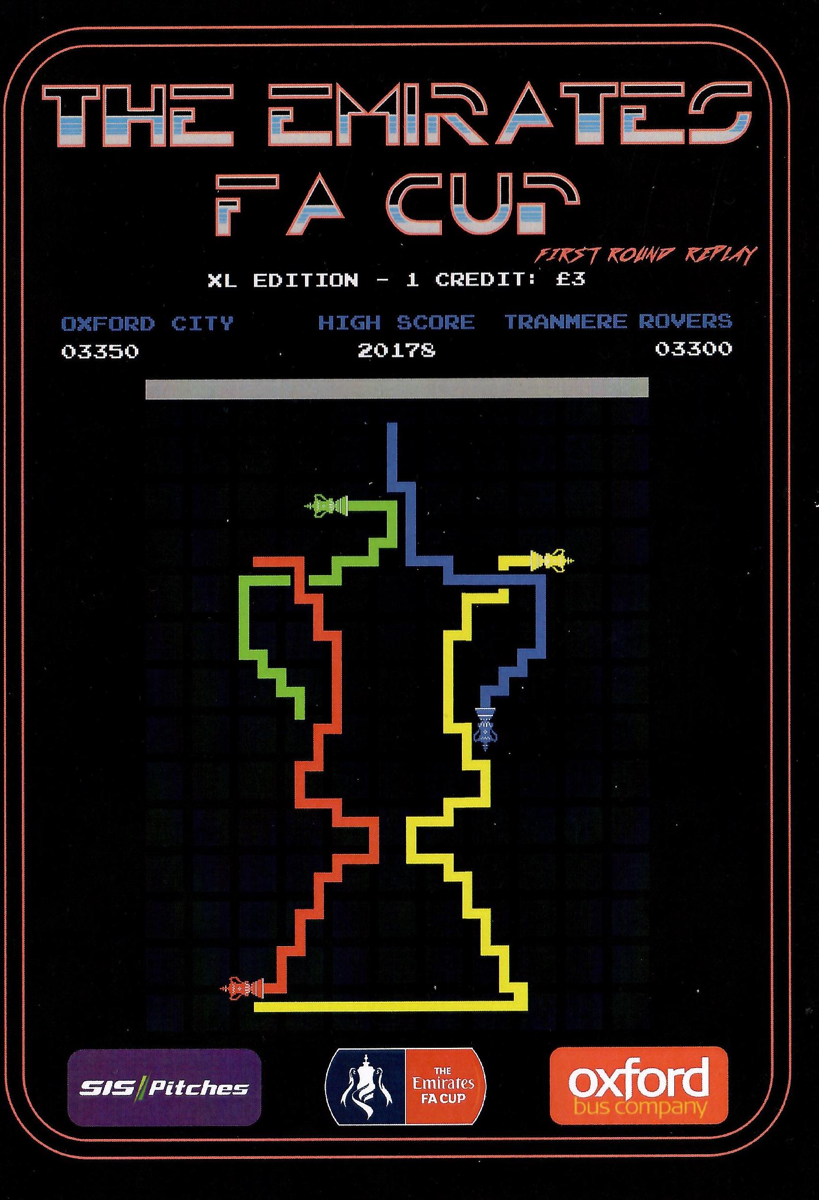 Match Programme for 20/11/2018