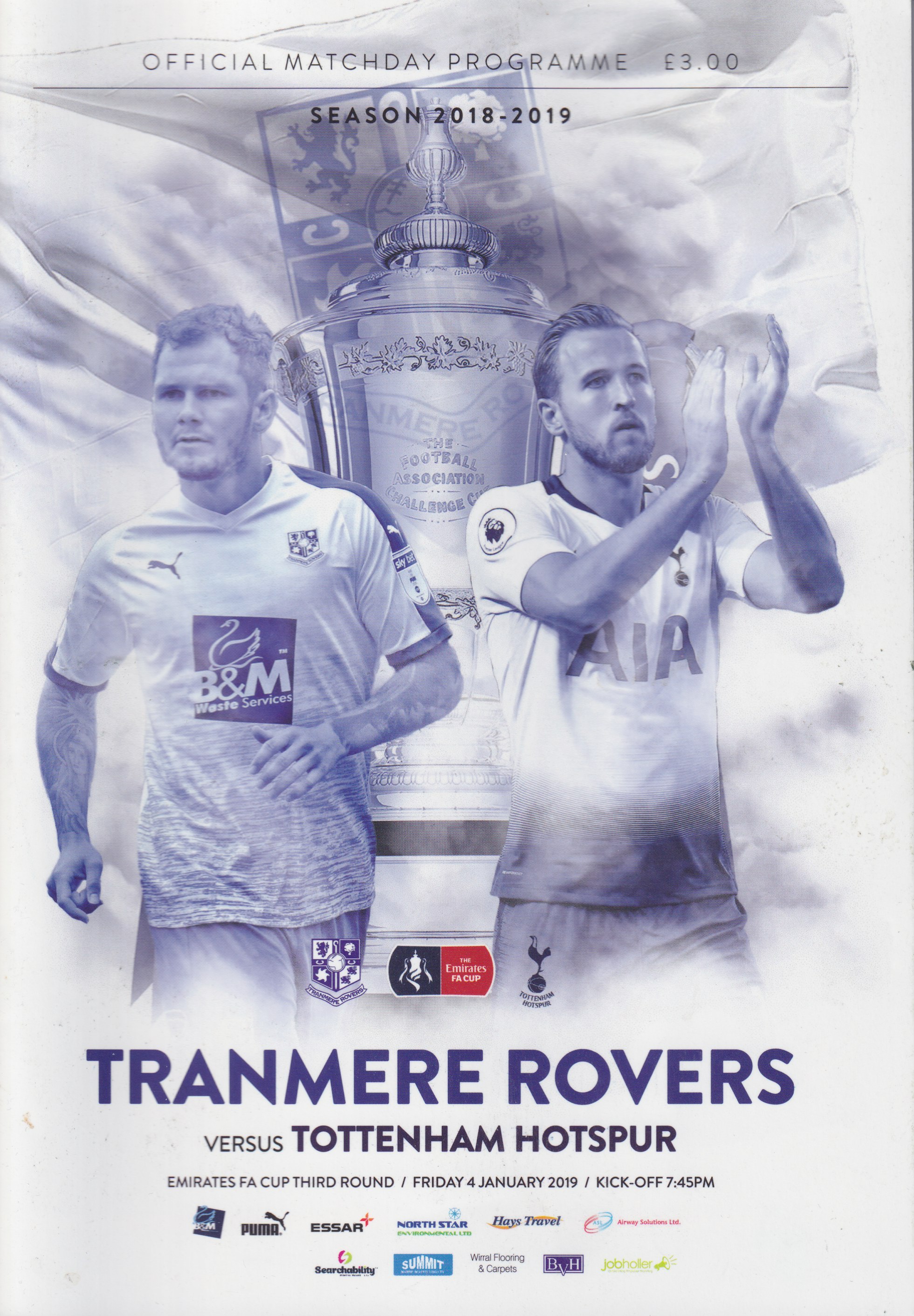 Match Programme for 04/01/2019