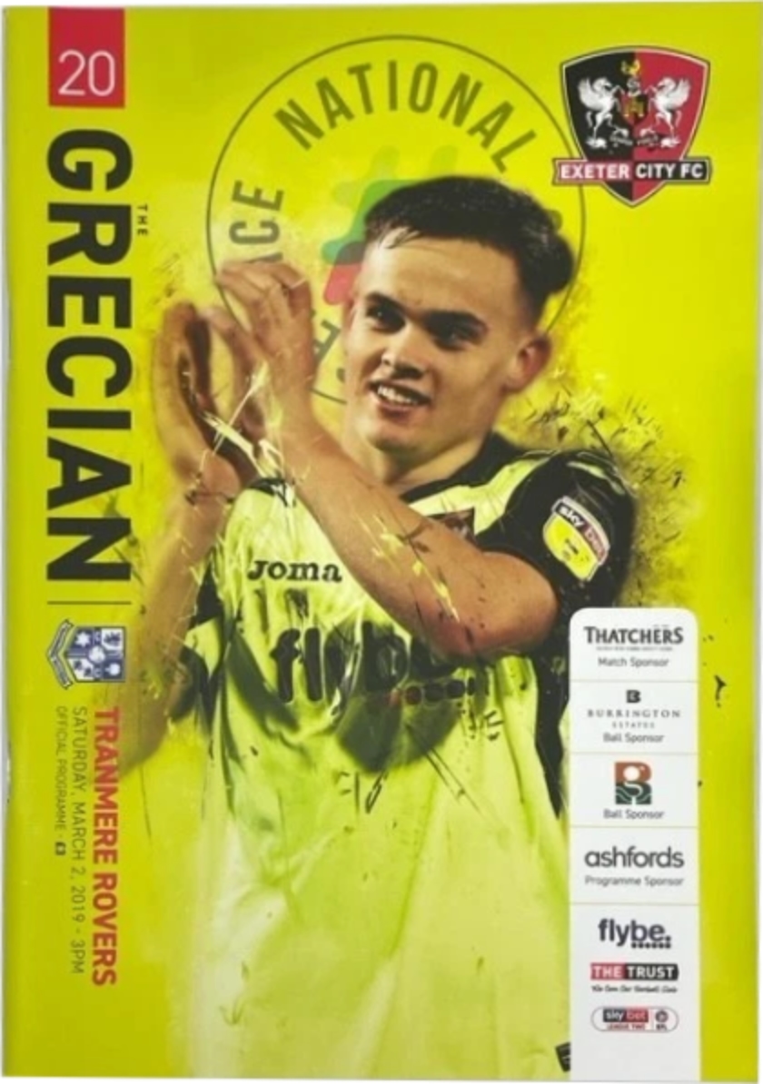 Match Programme for 02/03/2019