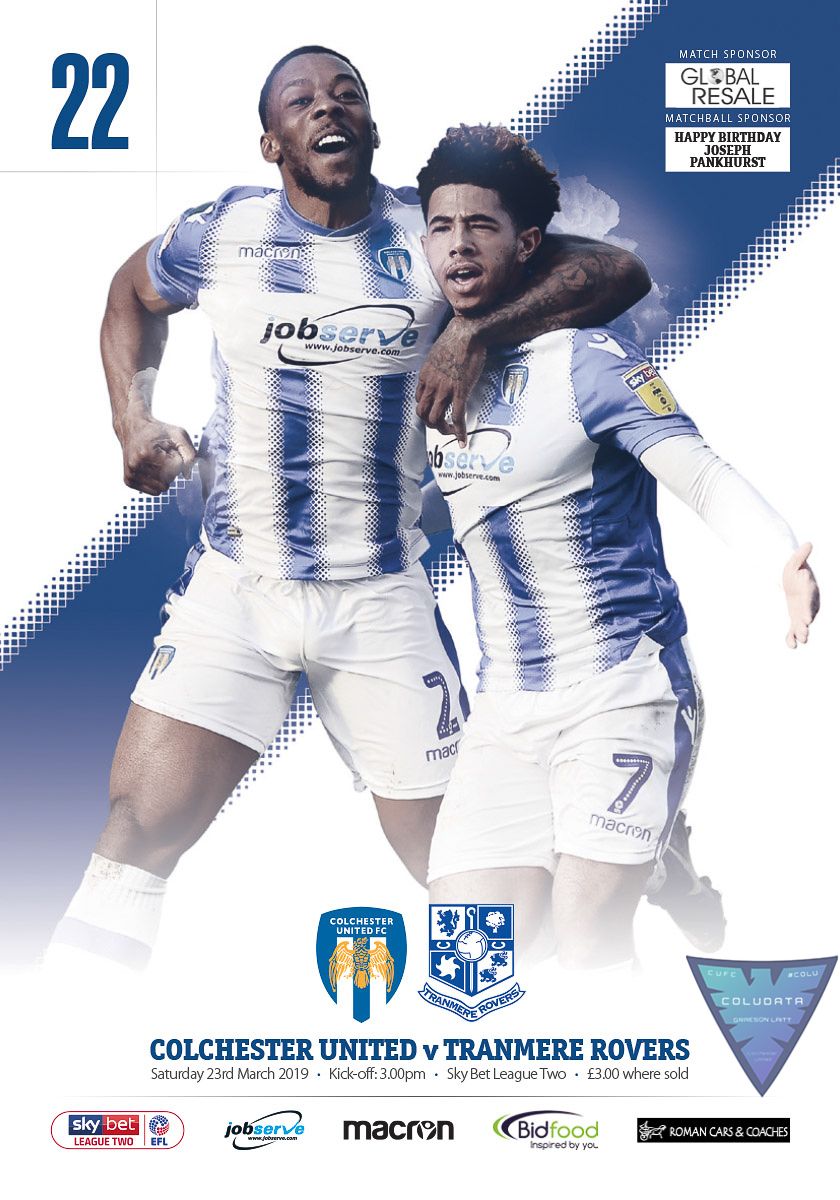 Match Programme for 23/03/2019