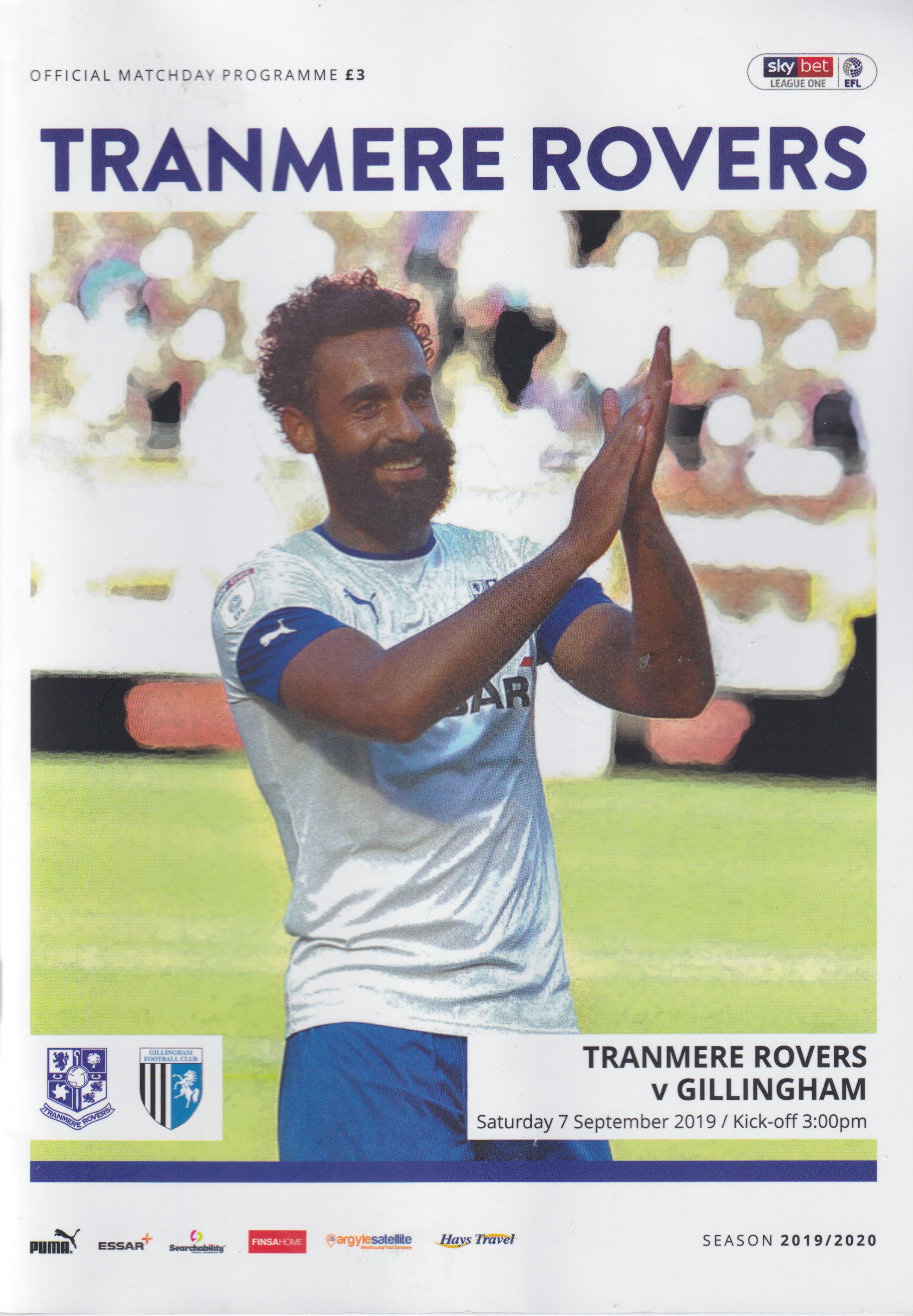 Match Programme for 03/08/2019