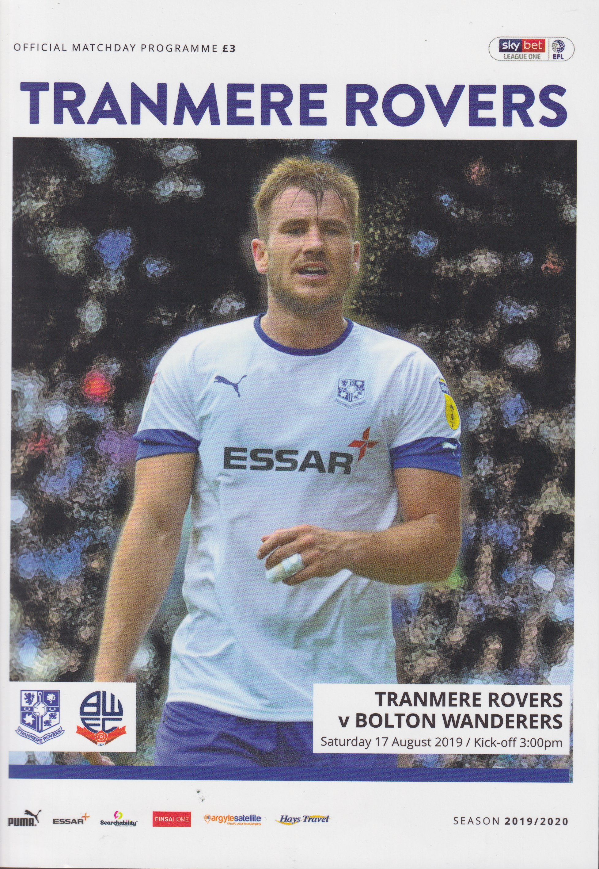 Match Programme for 17/08/2019