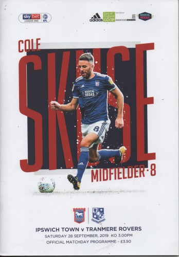 Match Programme for 28/09/2019