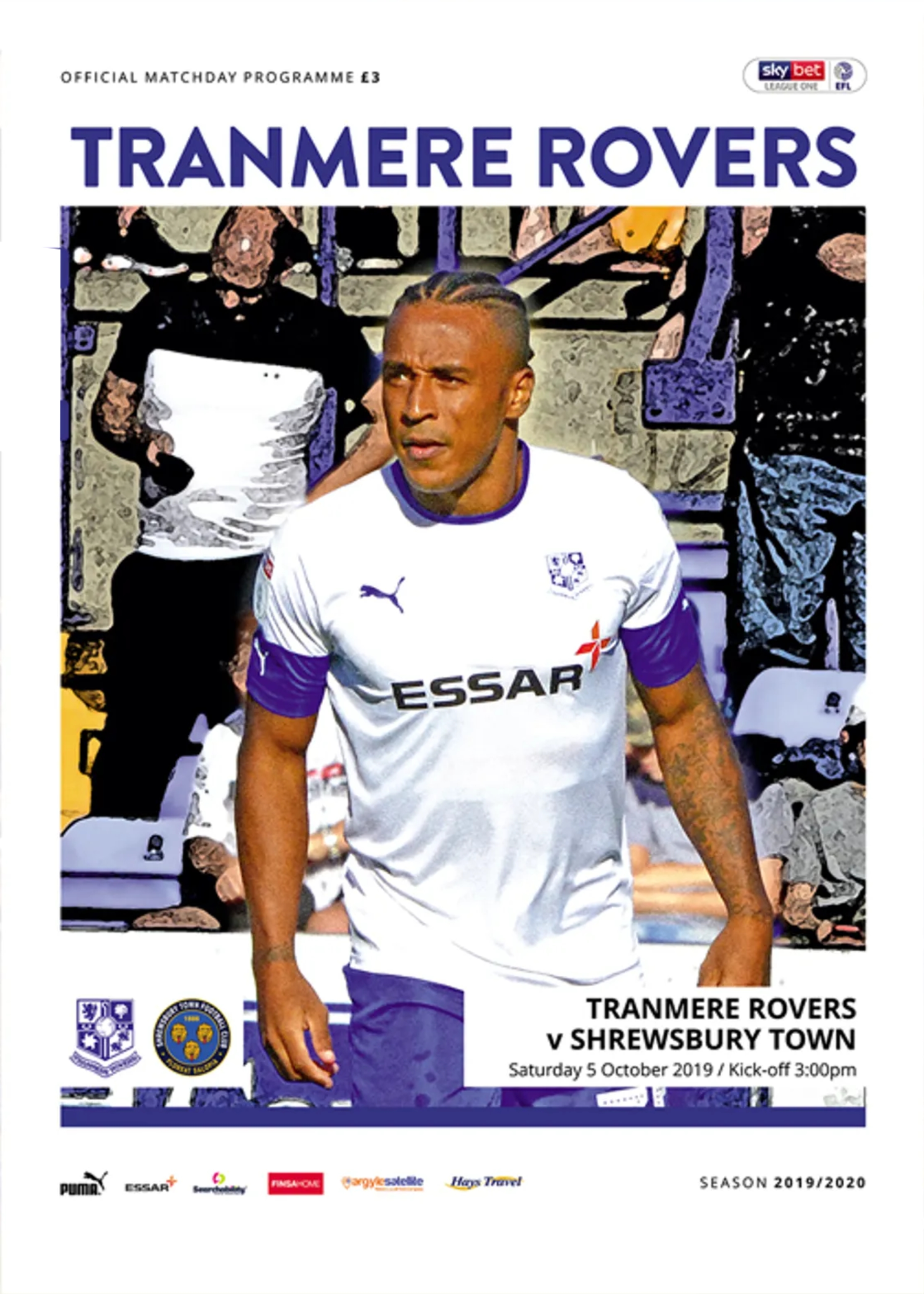 Match Programme for 05/10/2019