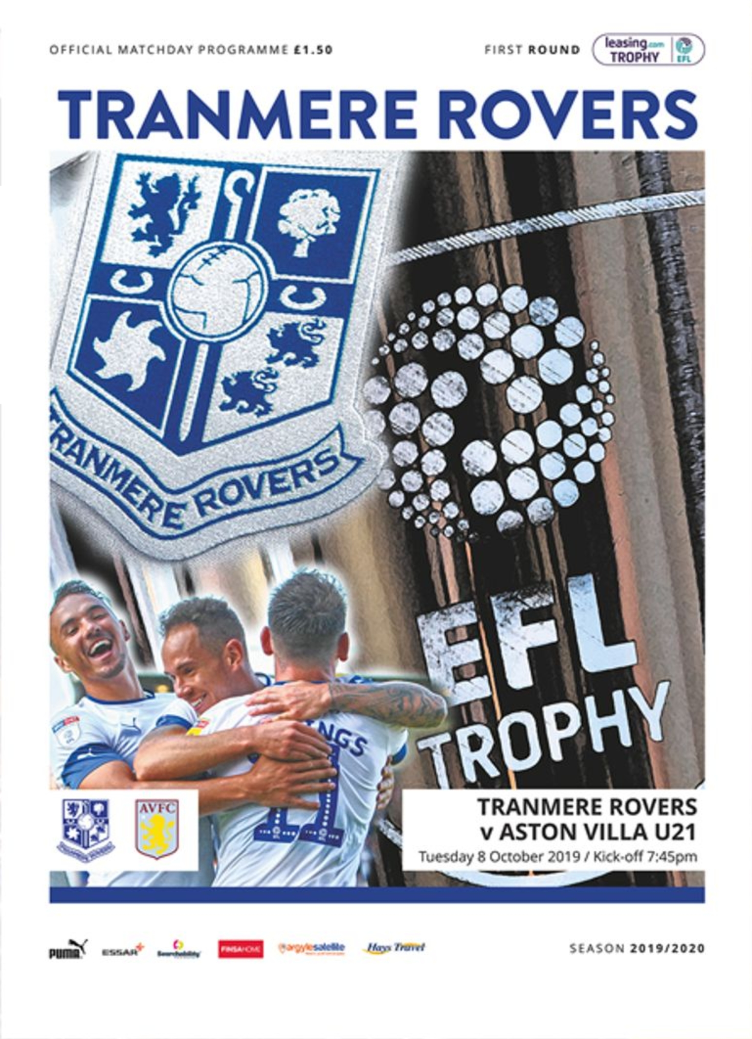 Match Programme for 08/10/2019