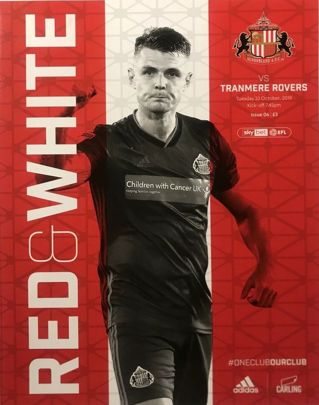 Match Programme for 22/10/2019