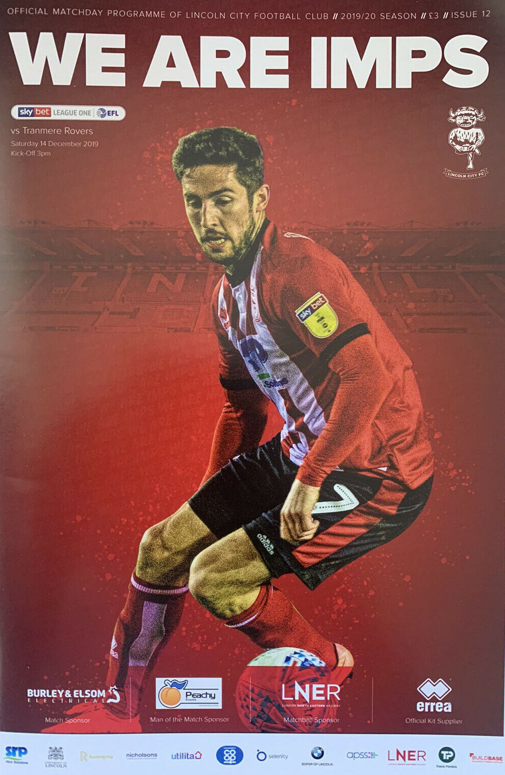 Match Programme for 14/12/2019