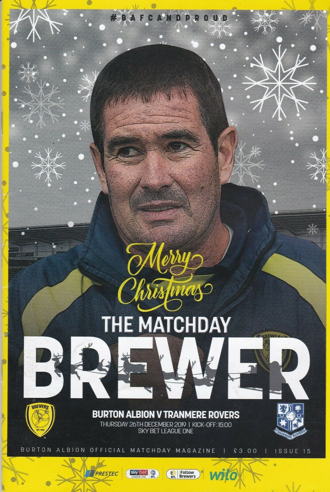 Match Programme for 26/12/2019