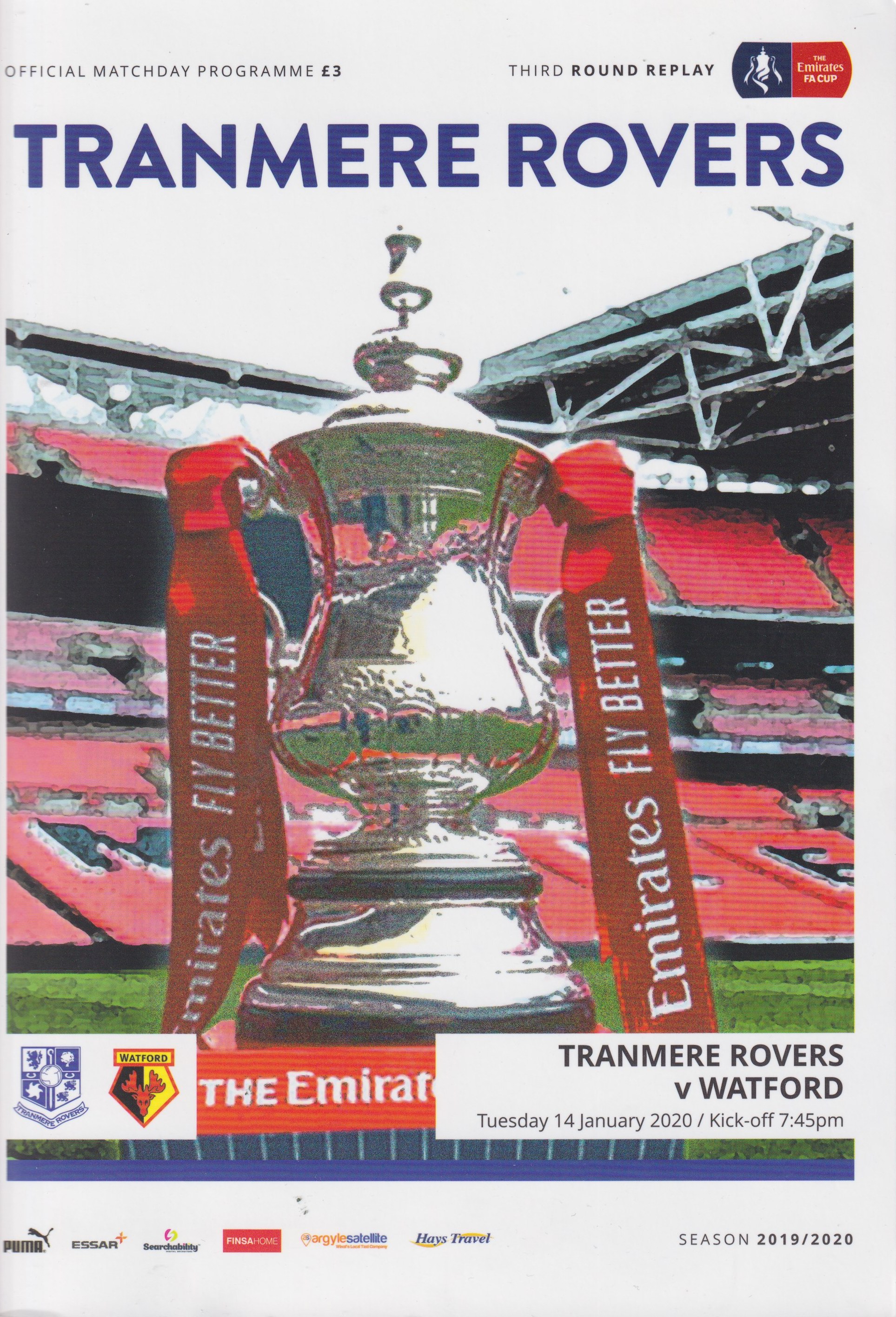 Match Programme for 23/01/2020