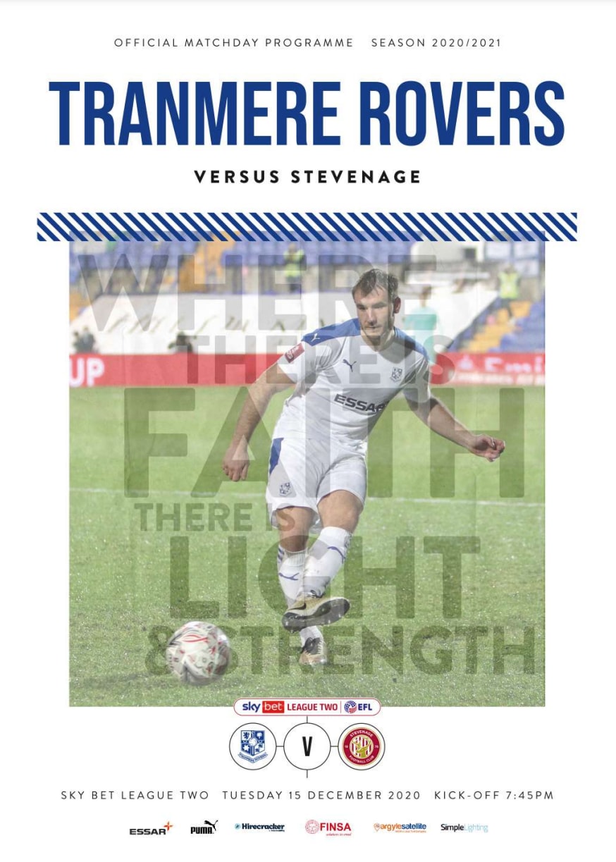 Match Programme for 09/02/2021