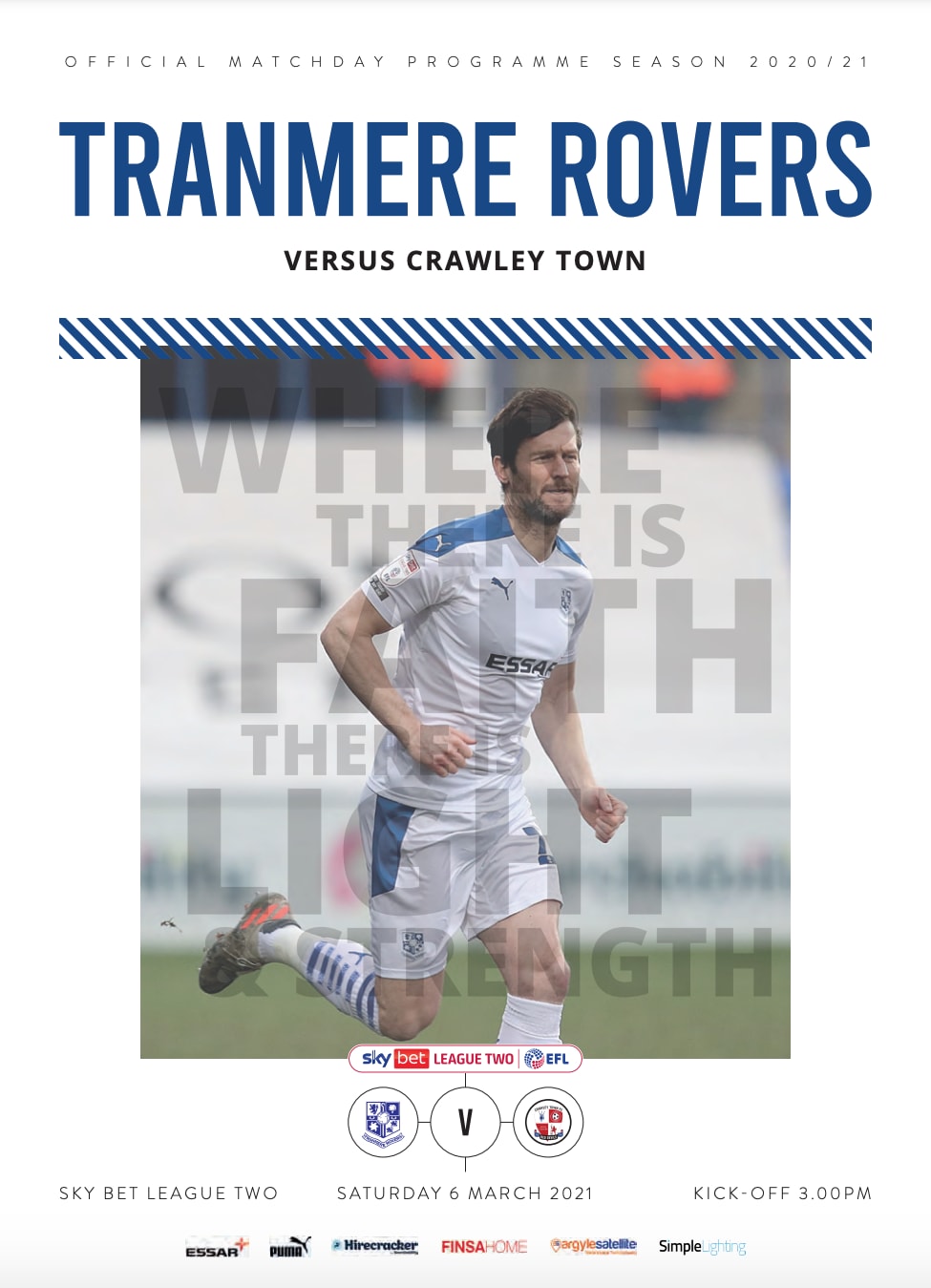 Match Programme for 02/03/2021