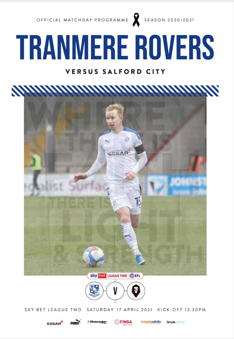 Match Programme for 17/04/2021