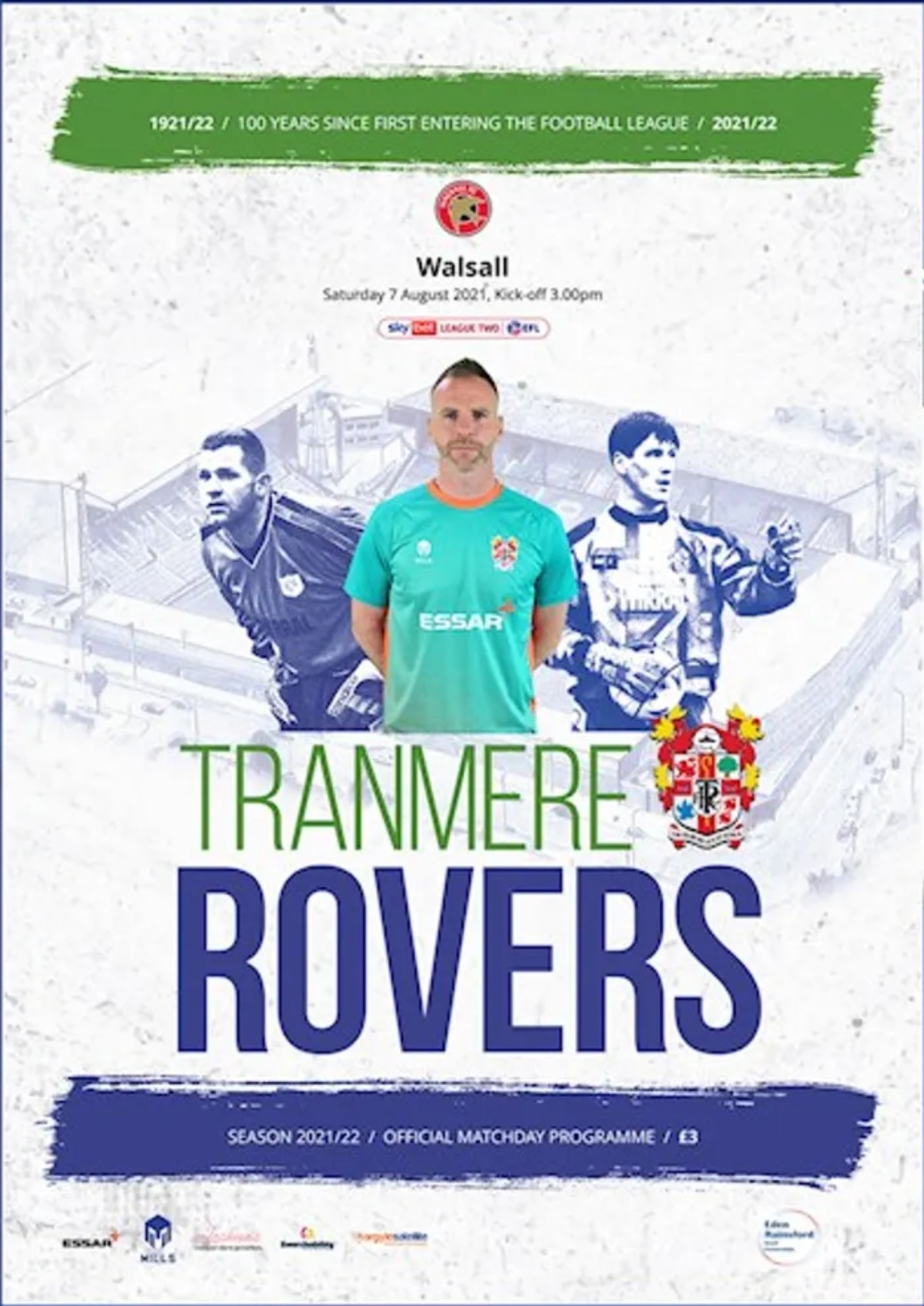 Match Programme for 07/08/2021