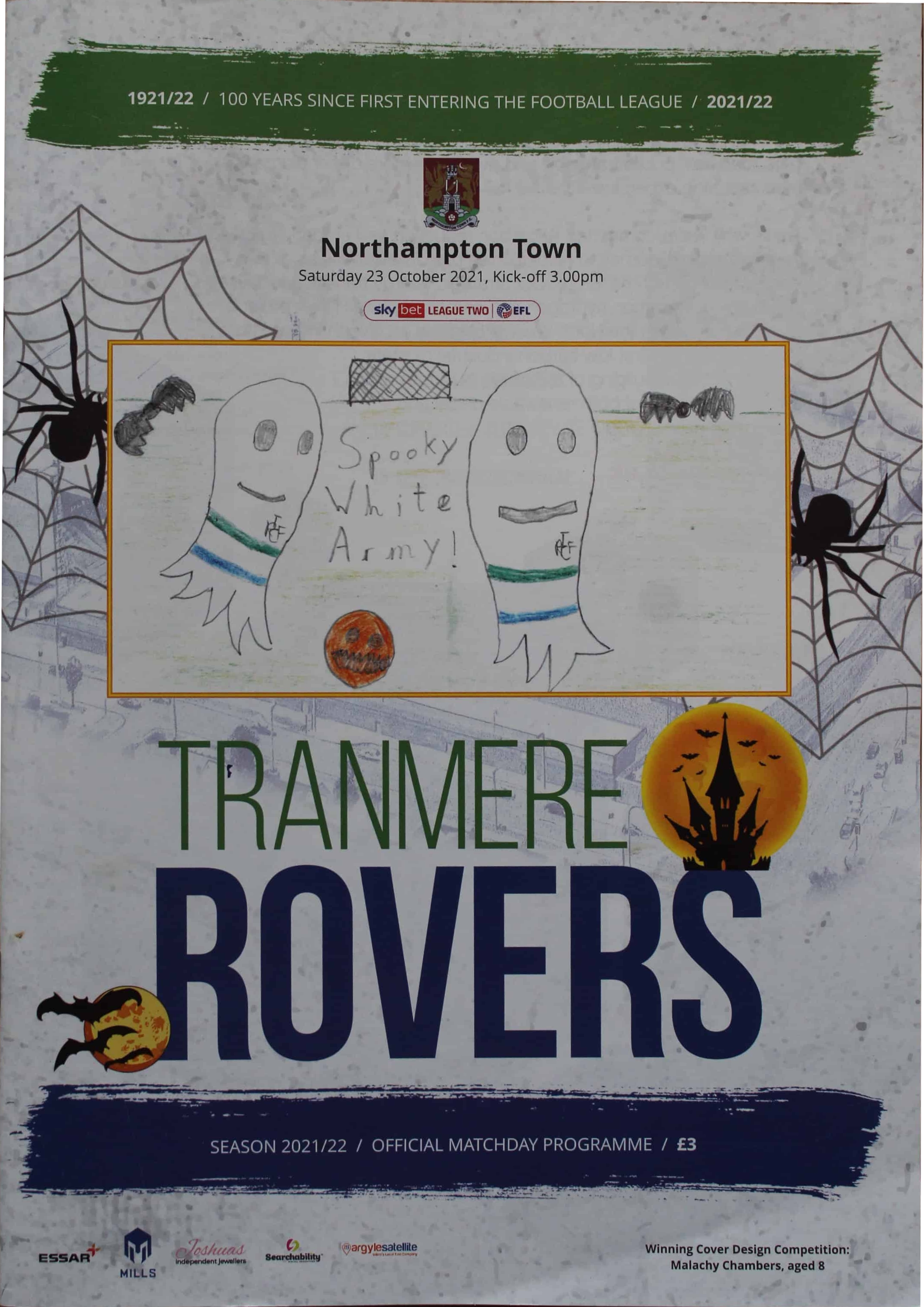 Match Programme for 23/10/2021