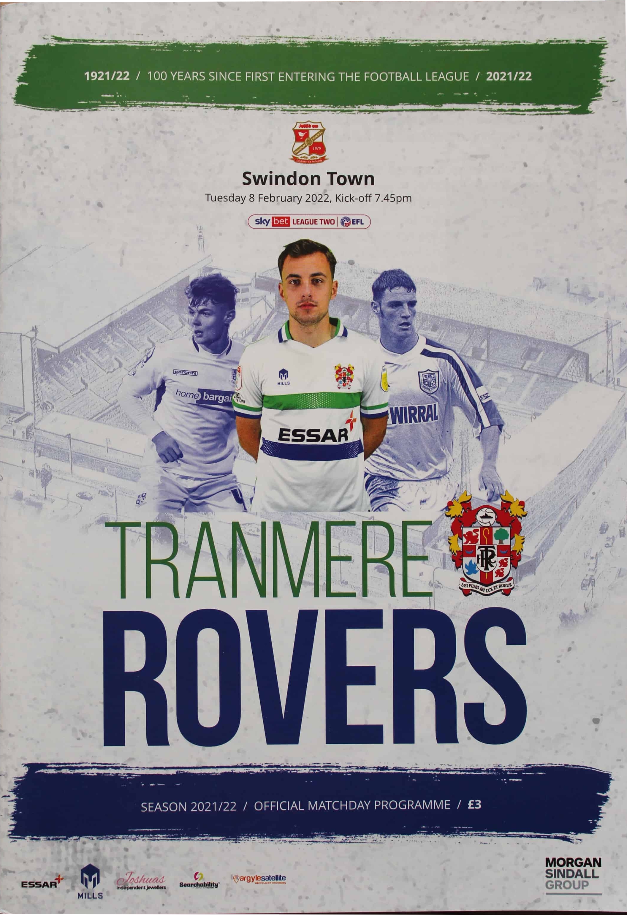 Match Programme for 08/02/2022