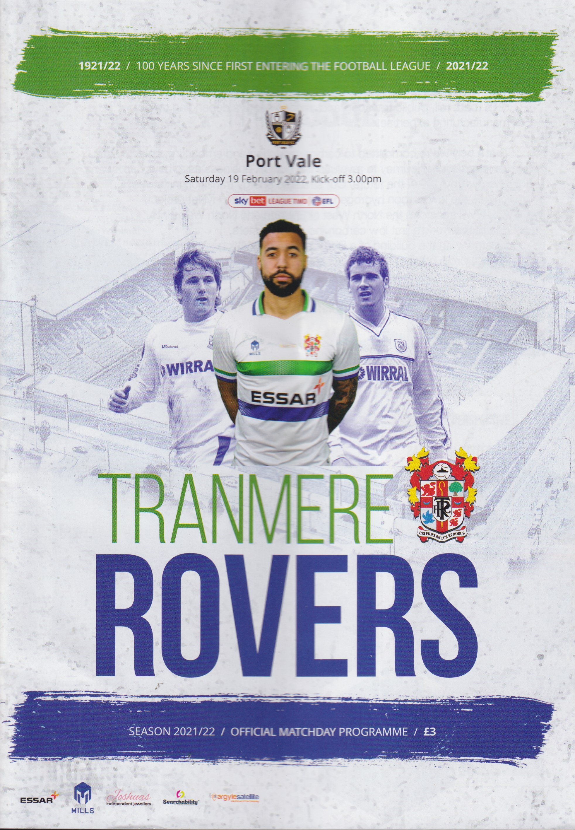 Match Programme for 19/02/2022