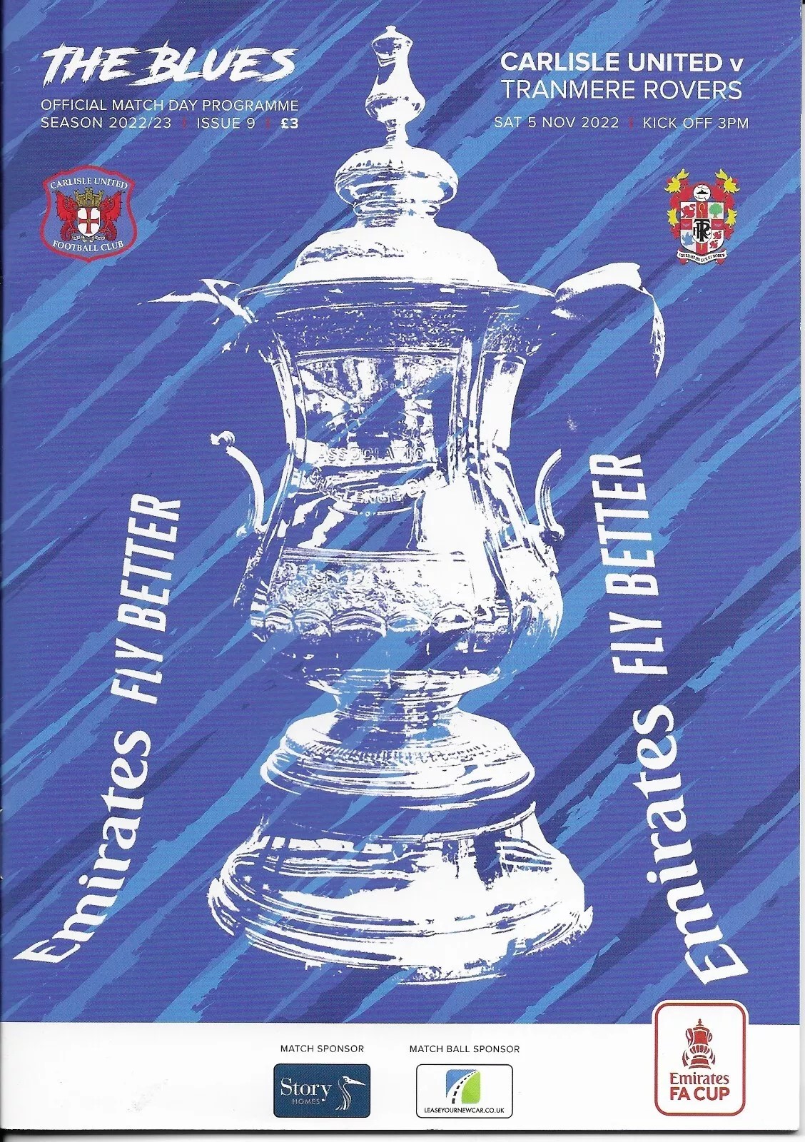 Match Programme for 05/11/2022