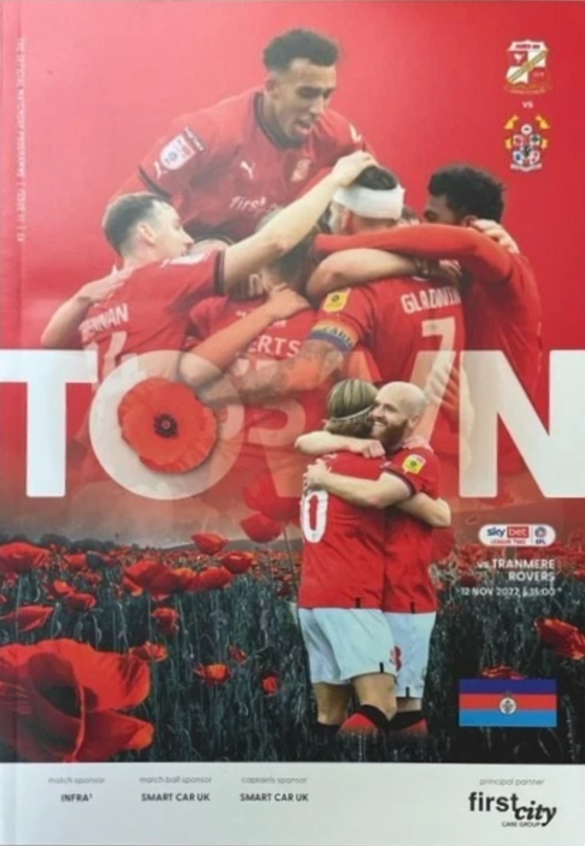 Match Programme for 12/11/2022