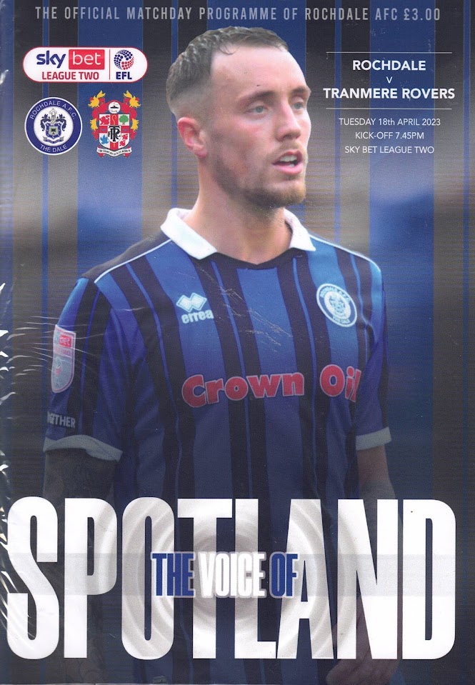 Match Programme for 18/04/2023