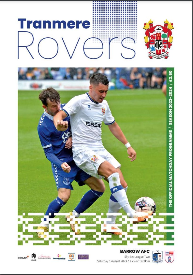 Match Programme for 05/08/2023