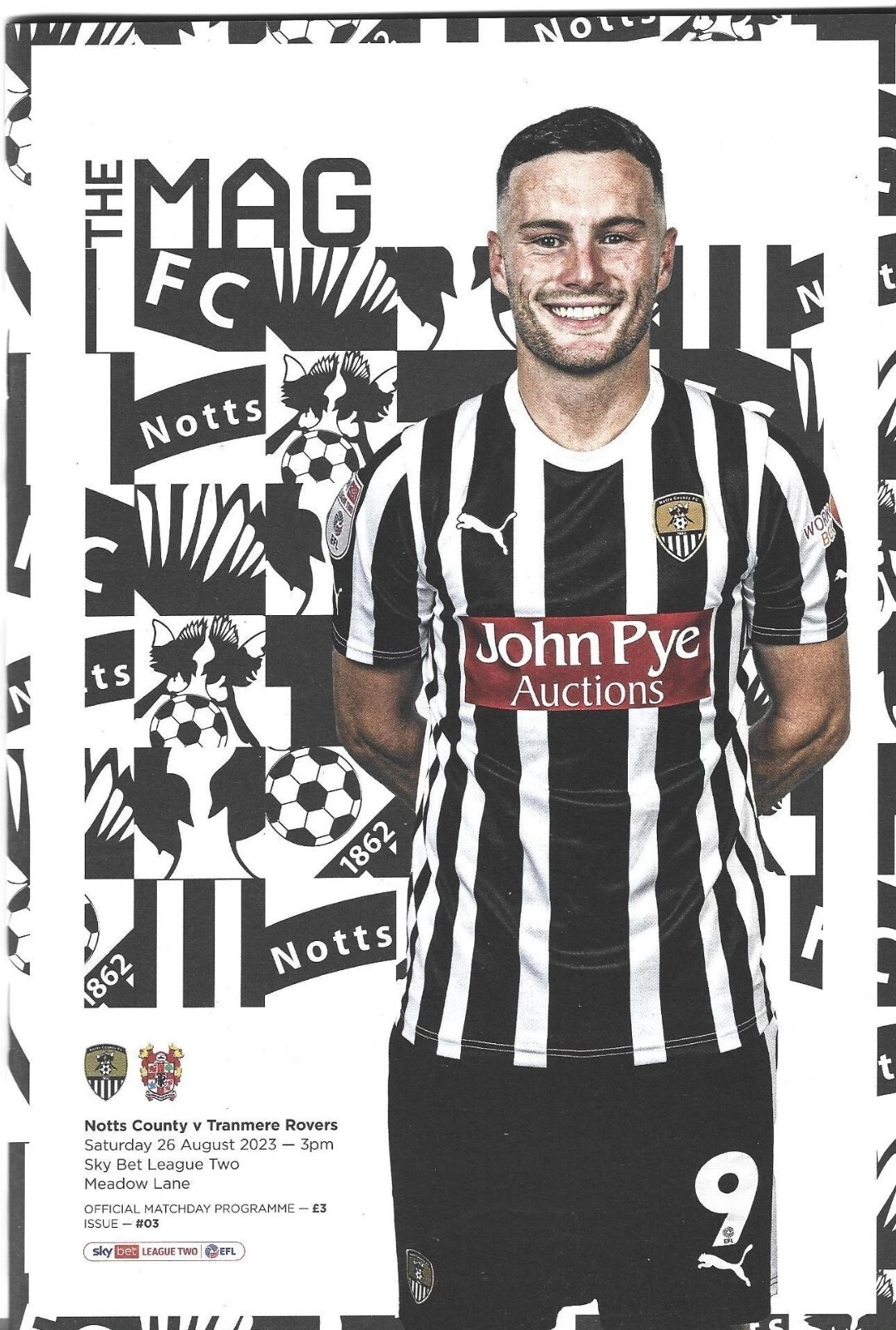 Match Programme for 26/08/2023