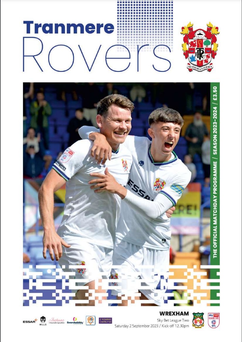 Match Programme for 02/09/2023